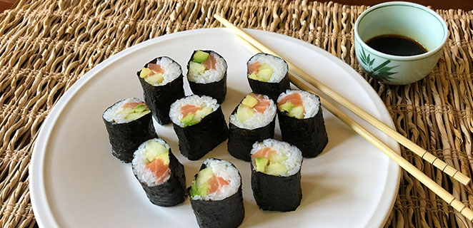 4-Maki Saumon spicy