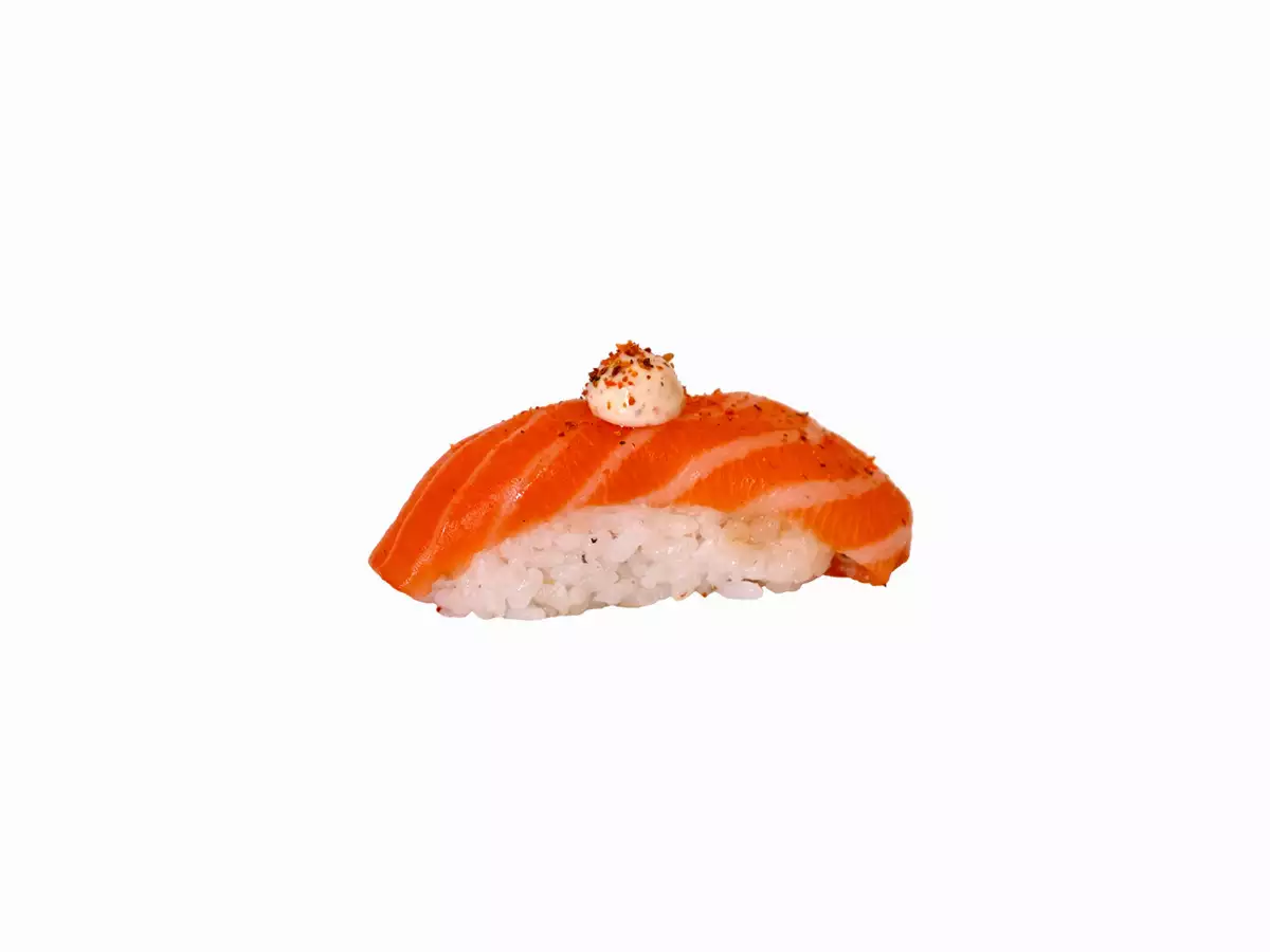 3-Nigiri Saumon spicy
